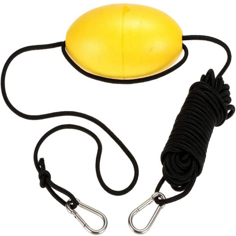 Marine Rope with float buoy 9M - Yellow